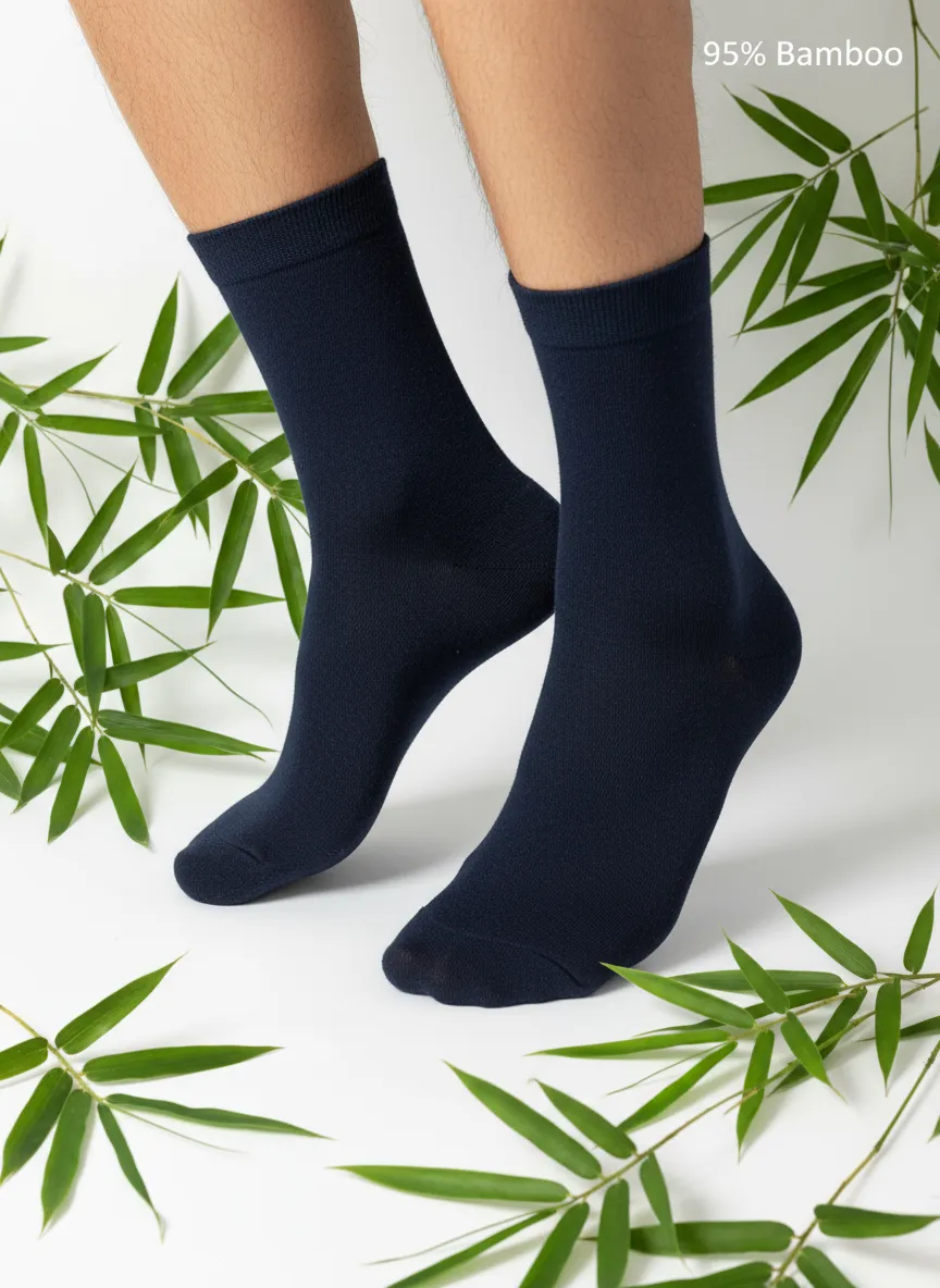 Bambu Erkek Çorap Lacivert %95 Bambu