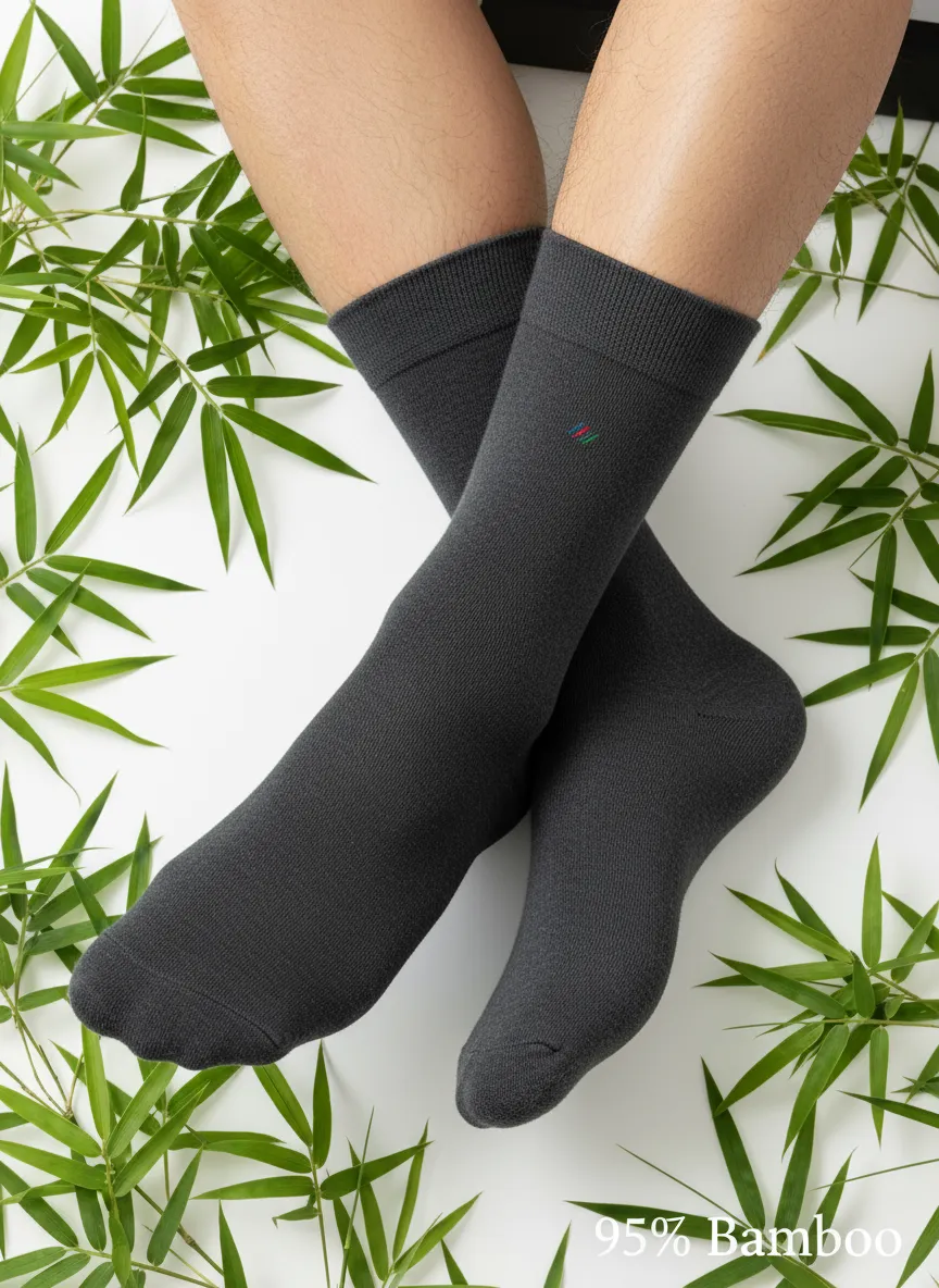 Bambu Erkek Çorap Fume %95 Bambu
