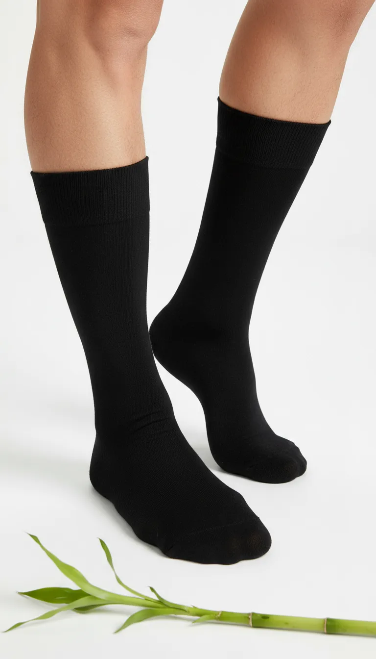 Bambu Erkek Siyah Uzun %70 Bambu