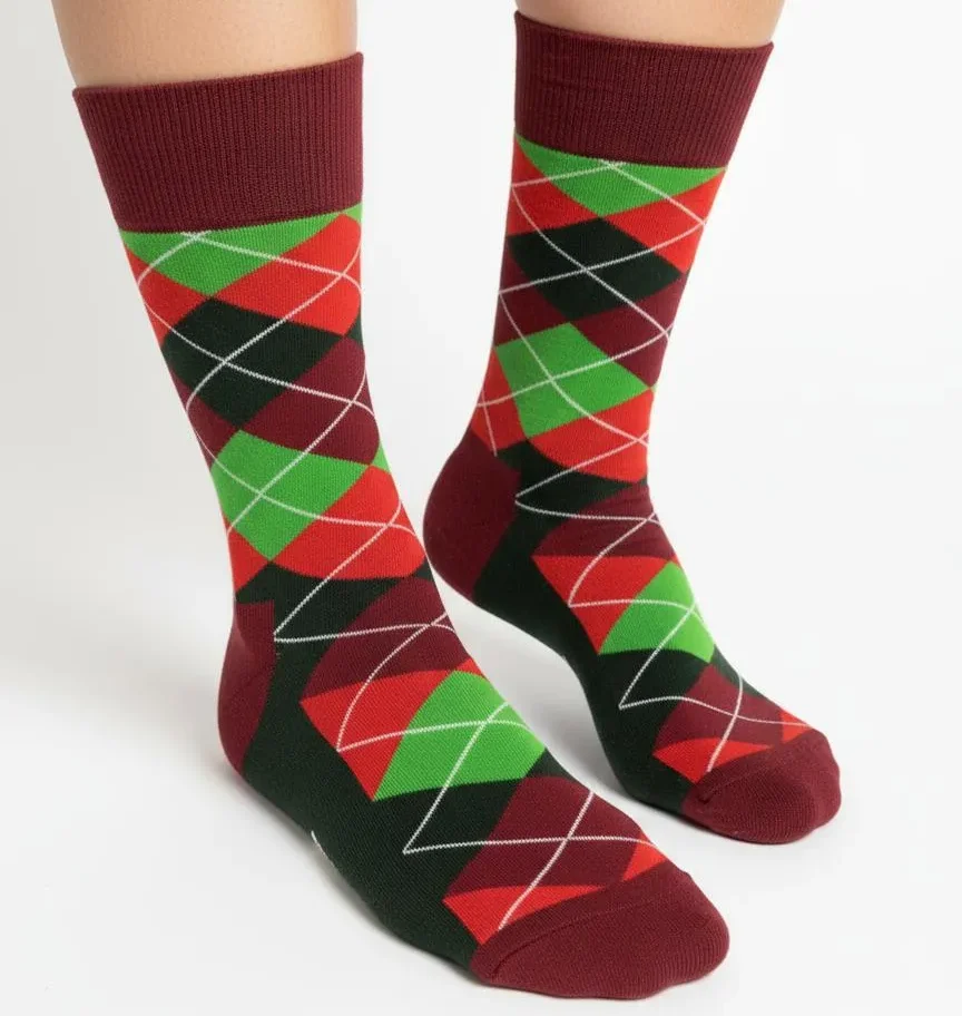 Erkek Pamuklu Desenli Karşık Renkli