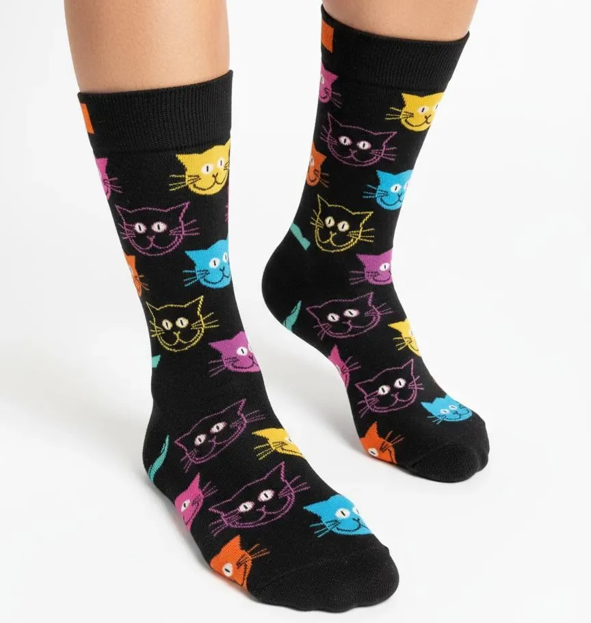 Erkek Pamuklu Figürlü Kedi