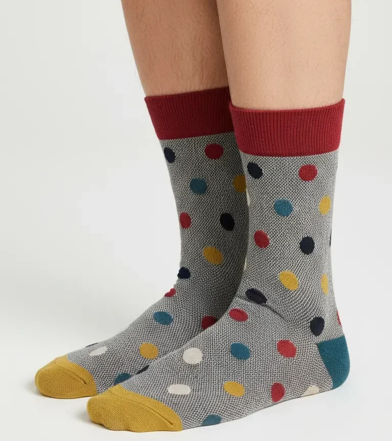 Erkek Pamuklu Desenli Puantiye 3