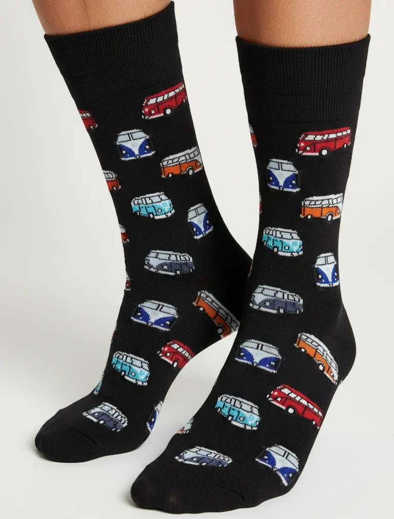 Erkek Pamuklu Figürlü karavan