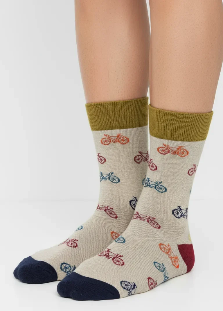 Erkek Pamuklu Desenli Renkli