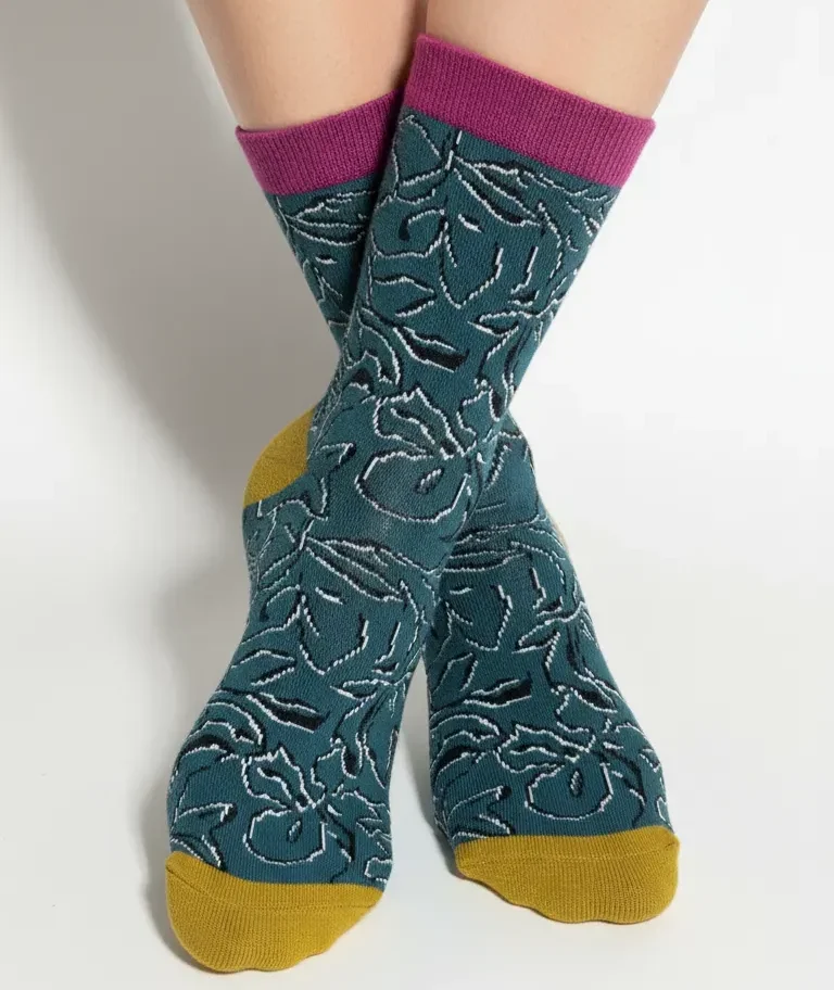 Kadın Pamuklu Desenli Renkli 12