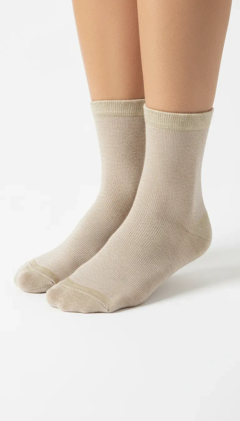 Kadın Pamuklu Yaldızlı