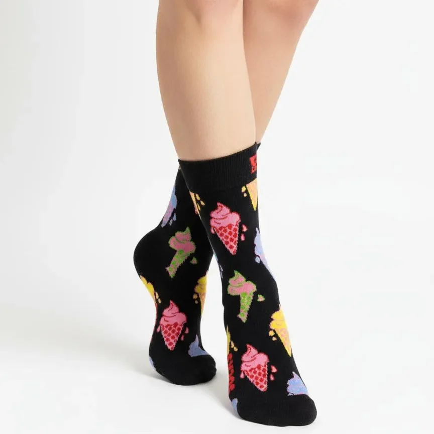 Kadın Pamuklu Figürlü Dondurma