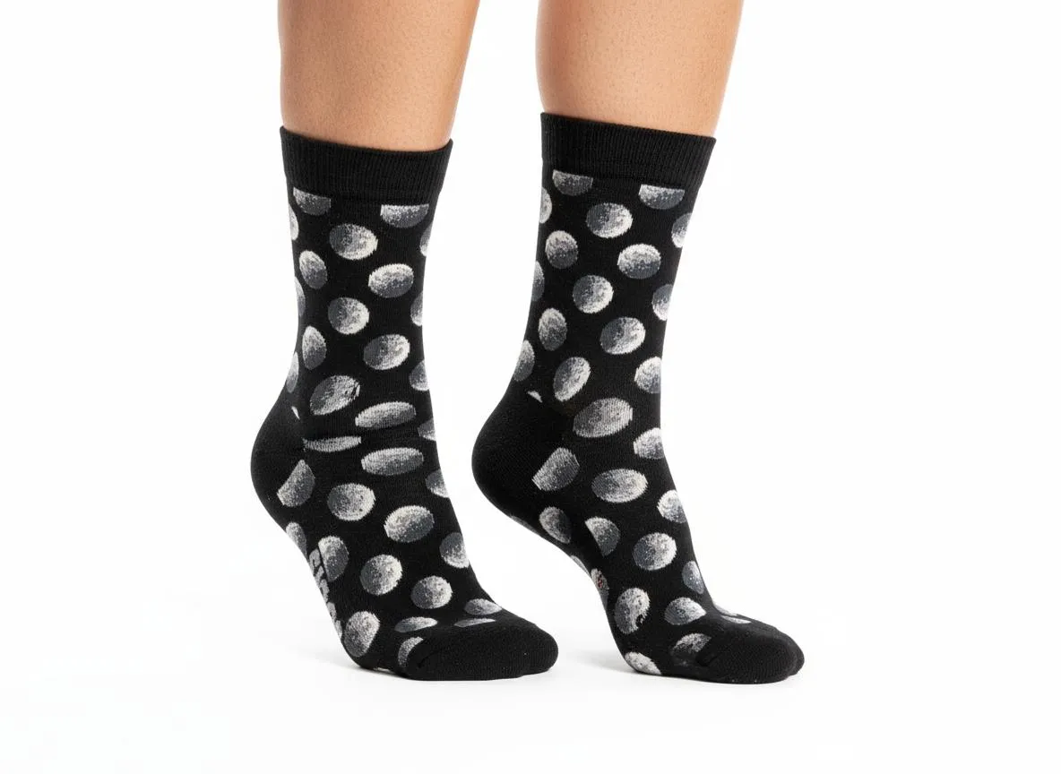 Kadın Pamuklu Figürlü Puantiyeli 3