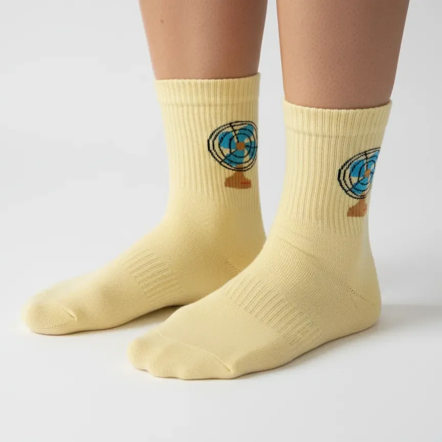 Kadın Pamuklu Figürlü Sarılı