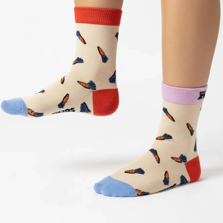 Kadın Pamuklu Figürlü Havuç