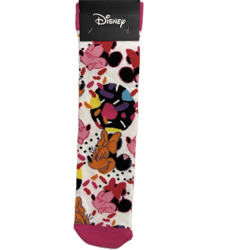 Lisanslı Disney Mickey Mouse Desenli Kadın Çorabı