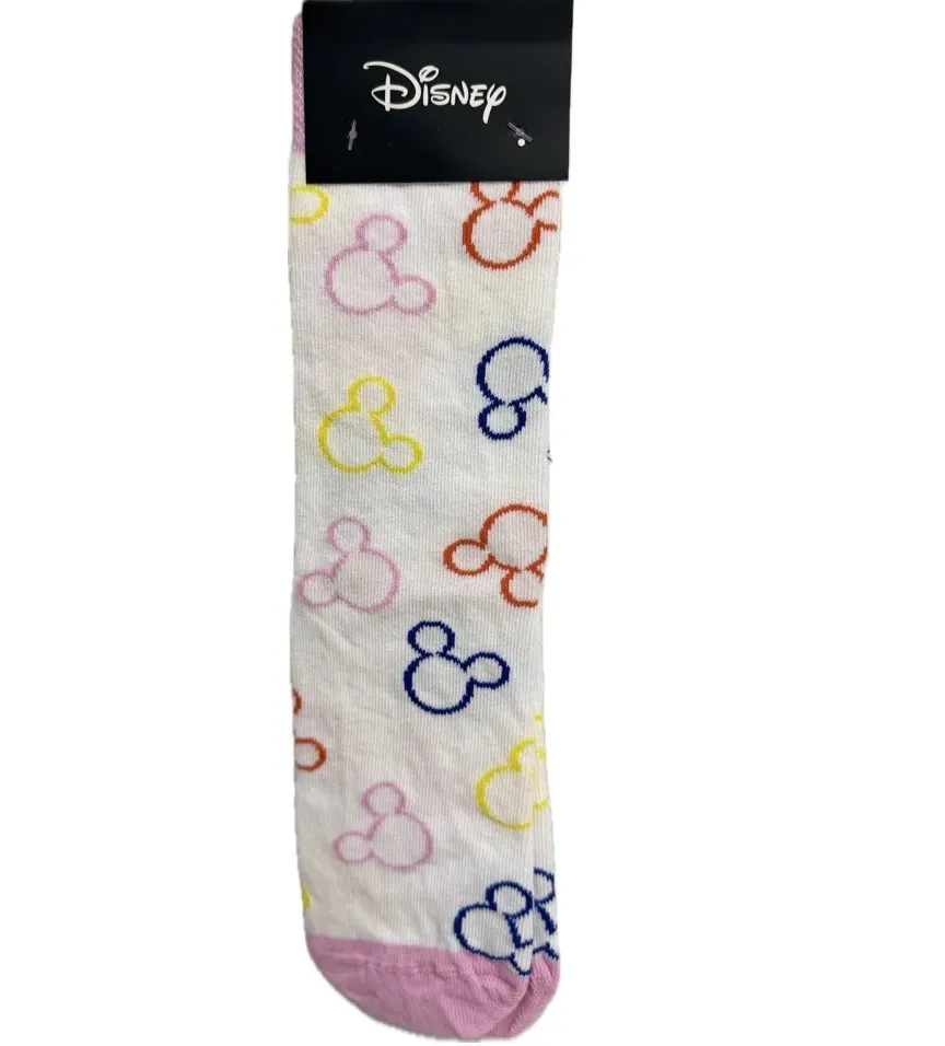 Lisanslı Disney Mickey Mouse Desenli Kadın Çorabı