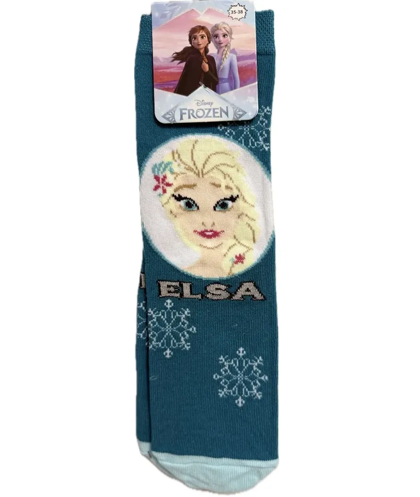 Lisanslı Disney Frozen – Elsa Desenli Çorap Çocuk Çorabı