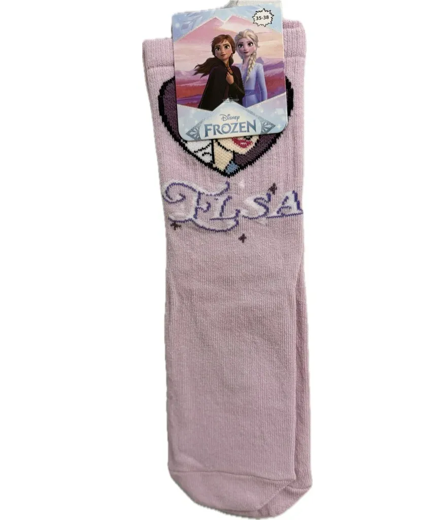 Lisanslı Disney Frozen – Elsa Desenli Çorap Çocuk Çorabı 2