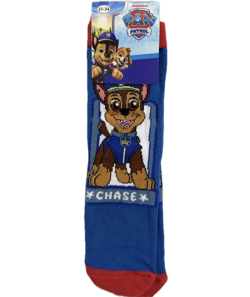 Lisanslı PAW Patrol – CHASE Desenli Çocuk Çorabı
