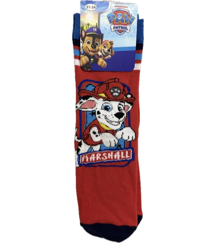 Lisanslı PAW Patrol – Rubble Desenli Çocuk Çorabı