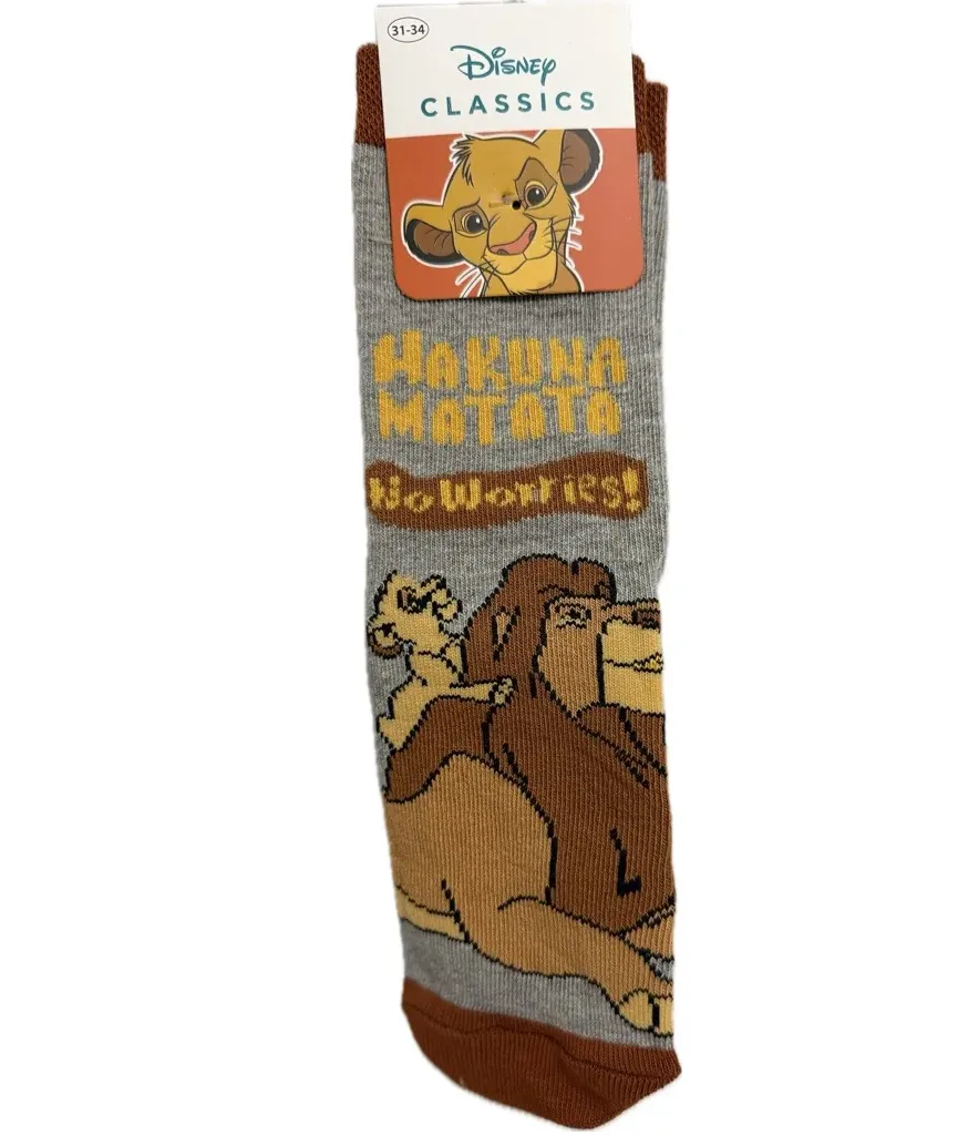 Lisanslı Disney The Lion King – Desenli Çocuk Çorabı