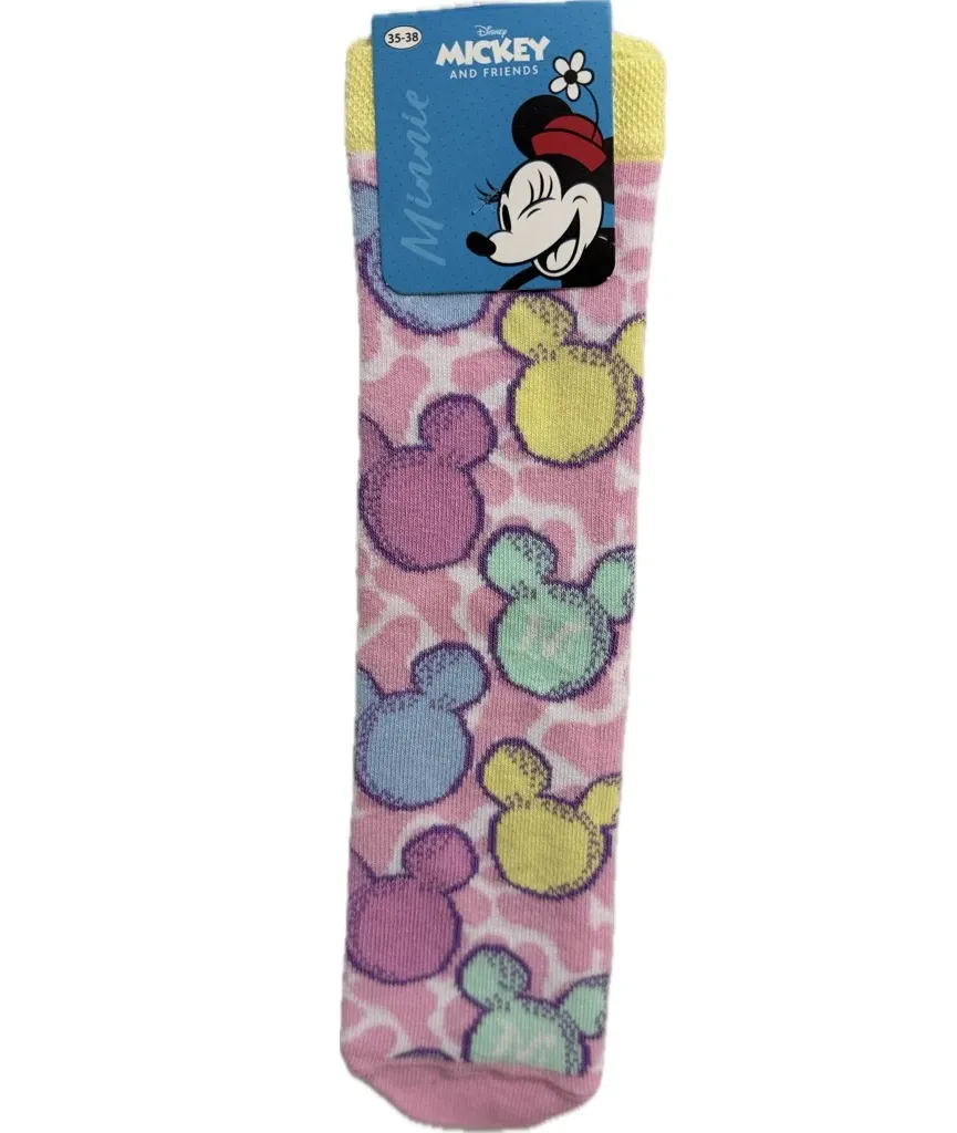 Lisanslı Disney Minnie Mouse Desenli Çocuk Çorabı