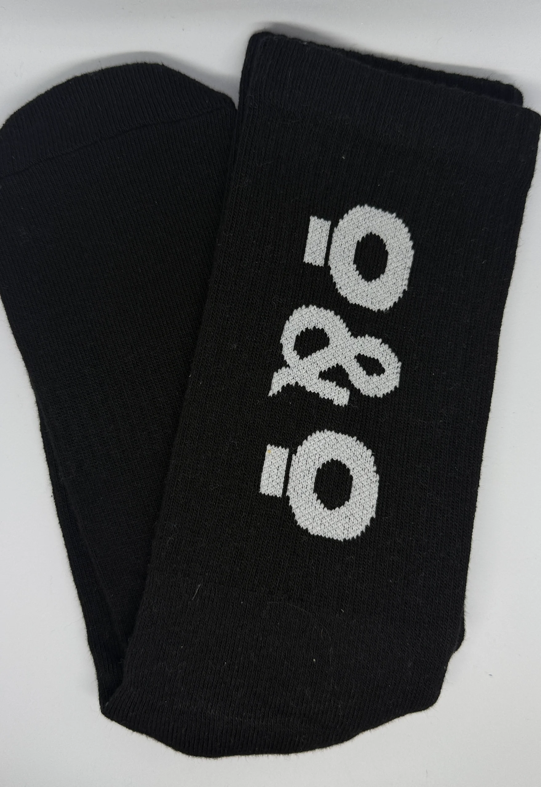 Siyah Dolgulu Kalın Pamuklu Çorap