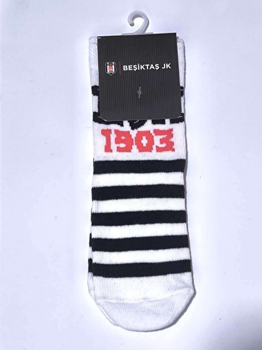 Lisanslı Taraftar Çorap Beşiktaş Beyaz