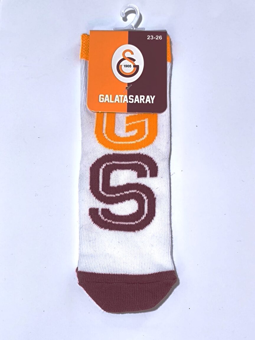 Lisanslı Taraftar Çorap Galatasaray Beyaz