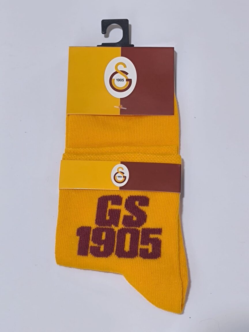 Lisanslı Taraftar Orta Konç Çorap Galatasaray GS 1905