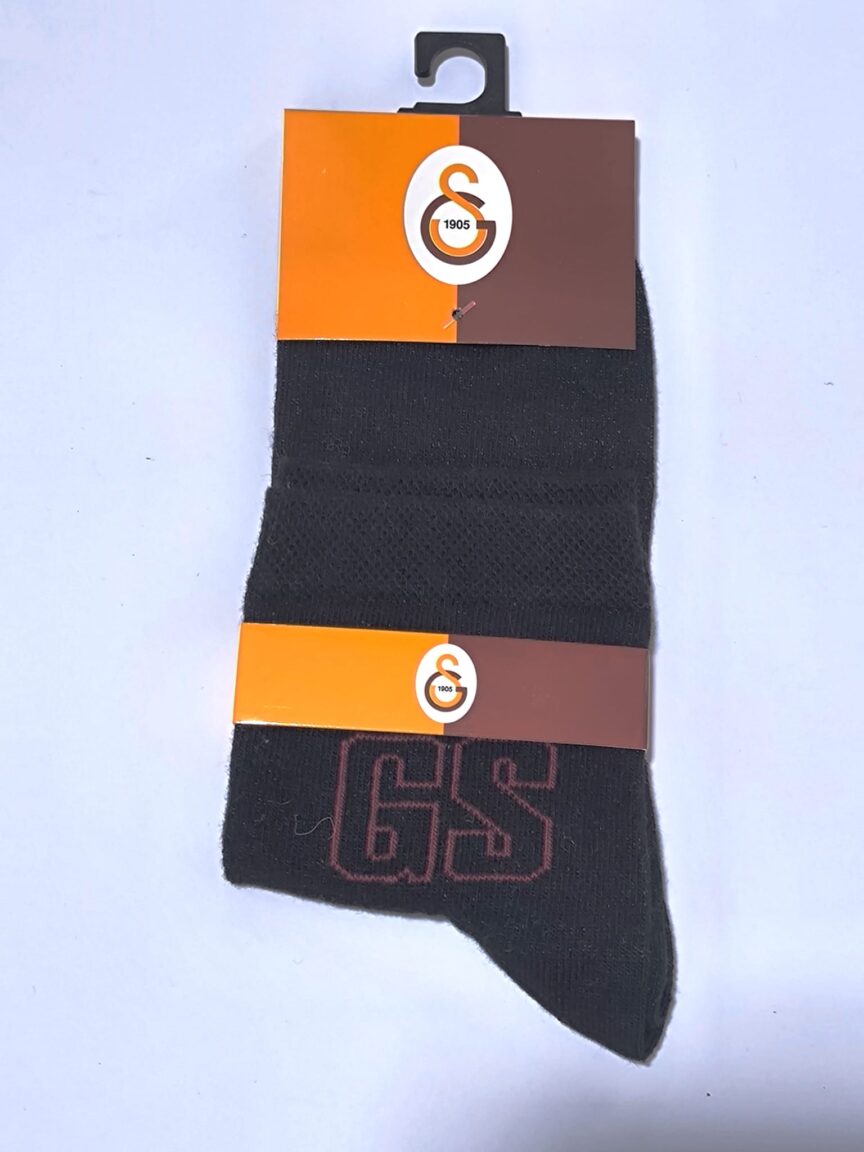 Lisanslı Taraftar Orta Konç Çorap Galatasaray Siyah GS