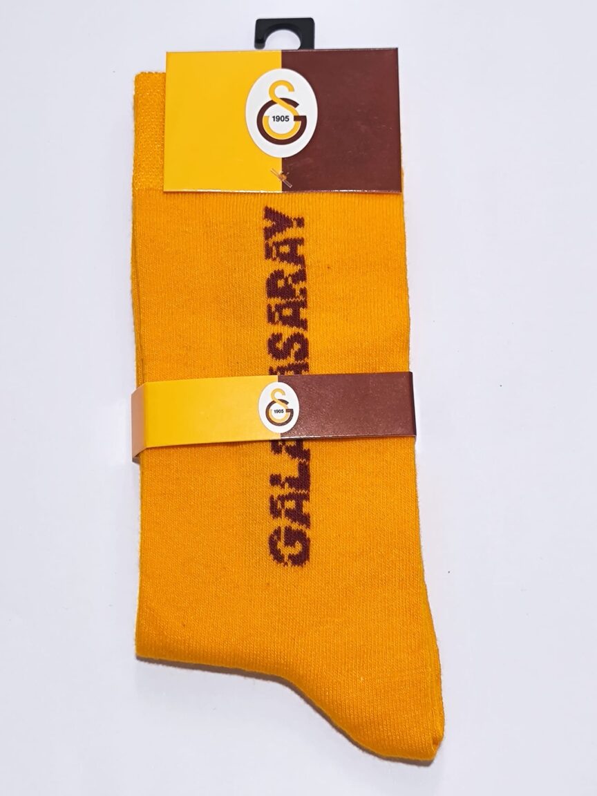 Lisanslı Taraftar Soket Çorap Galatasaray Sarı