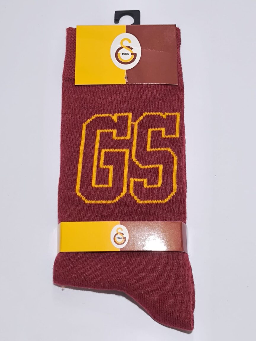 Lisanslı Taraftar Soket Çorap Galatasaray Kırmızı GS